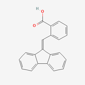 molecular formula C21H14O2 B11960462 2-(9H-fluoren-9-ylidenemethyl)benzoic acid CAS No. 96214-14-1