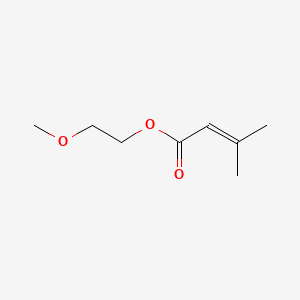 molecular formula C8H14O3 B11960486 2-Methoxyethyl 3-methyl-2-butenoate CAS No. 85567-30-2