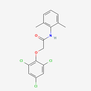 molecular formula C16H14Cl3NO2 B11960492 N-(2,6-dimethylphenyl)-2-(2,4,6-trichlorophenoxy)acetamide CAS No. 853316-06-0