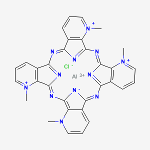 molecular formula C32H24AlClN12+4 B1196050 Clal-1,11,15,25-tmpypa CAS No. 150437-07-3