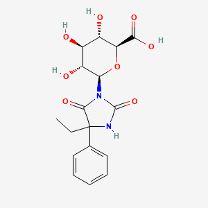 molecular formula C17H20N2O8 B1196055 Nirvanol glucuronide CAS No. 71562-63-5