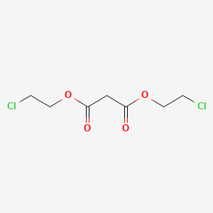 molecular formula C7H10Cl2O4 B11960654 Propanedioic acid, bis(2-chloroethyl) ester CAS No. 1605-30-7
