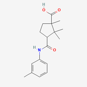 molecular formula C17H23NO3 B11960658 Dextro-camphoric M-toluidide CAS No. 6626-17-1