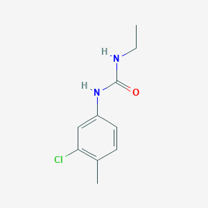 molecular formula C10H13ClN2O B11960663 1-(3-Chloro-4-methylphenyl)-3-ethylurea CAS No. 67759-55-1