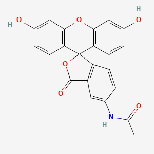 N-(3',6'-dihydroxy-3-oxospiro[2-benzofuran-1,9'-xanthene]-5-yl)acetamide
