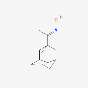 molecular formula C13H21NO B11960783 1-Adamantan-1-YL-propan-1-one oxime CAS No. 78679-72-8