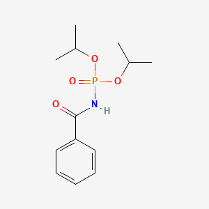 molecular formula C13H20NO4P B11960790 Diisopropyl benzoylamidophosphate CAS No. 3808-08-0