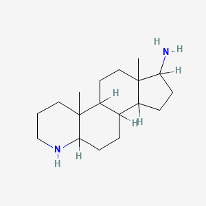 9a,11a-dimethyl-2,3,3a,3b,4,5,5a,6,7,8,9,9b,10,11-tetradecahydro-1H-indeno[5,4-f]quinolin-1-amine