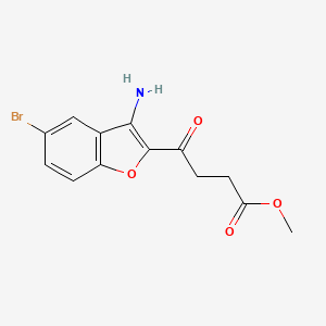 4-(3-Amino-5-bromo-2-benzofuranyl)-4-oxobutanoic acid methyl ester