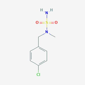 molecular formula C8H11ClN2O2S B11960828 N-(4-Chlorobenzyl)-N-methylsulfamide CAS No. 3984-17-6