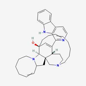(1R,2R,12R,13S)-25-(9H-pyrido[3,4-b]indol-1-yl)-11,22-diazapentacyclo[11.11.2.12,22.02,12.04,11]heptacosa-5,16,25-trien-13-ol