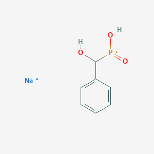 molecular formula C7H8NaO3P+ B11960964 alpha-Hydroxybenzylphosphinic acid, sodium salt 