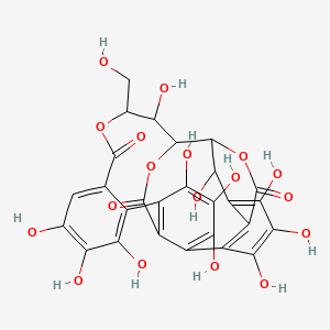 molecular formula C27H20O18 B1196099 Castalin CAS No. 19086-75-0