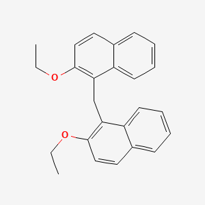 molecular formula C25H24O2 B11961000 2,2'-Diethoxy-1,1'-methylenedinaphthalene CAS No. 2212-46-6