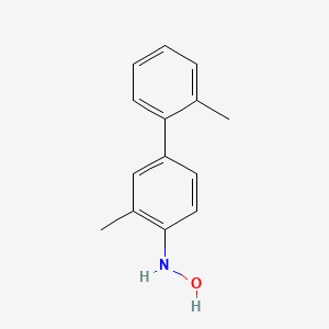 molecular formula C14H15NO B1196106 N-Hydroxy-3,2'-dimethyl-4-aminobiphenyl CAS No. 70786-72-0