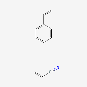 molecular formula C11H11N B1196111 Styrene acrylonitrile CAS No. 9003-54-7