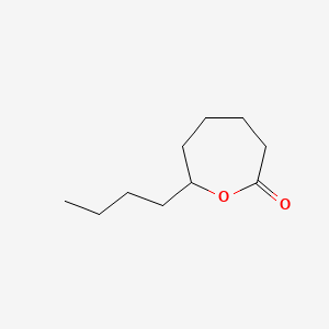 molecular formula C10H18O2 B1196112 7-Butyloxepan-2-one CAS No. 5579-78-2