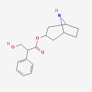 molecular formula C16H21NO3 B1196113 Noratropine 