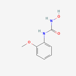 molecular formula C8H10N2O3 B11961149 1-Hydroxy-3-(2-methoxyphenyl)urea CAS No. 28788-16-1