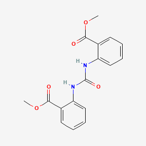 molecular formula C17H16N2O5 B11961165 1,3-Bis(2-(methoxycarbonyl)phenyl)urea CAS No. 51364-45-5