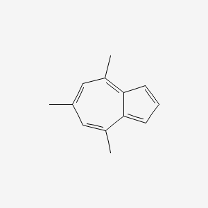 molecular formula C13H14 B1196119 4,6,8-Trimethylazulene CAS No. 941-81-1