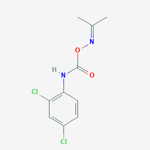 molecular formula C10H10Cl2N2O2 B11961201 O-(N-(2,4-Dichlorophenyl)carbamoyl)acetone oxime CAS No. 18699-08-6