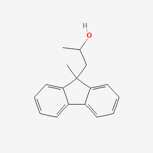 molecular formula C17H18O B11961207 1-(9-Methyl-9H-fluoren-9-YL)-propan-2-OL CAS No. 93651-43-5