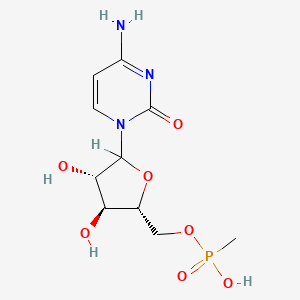 1-{5-O-[Hydroxy(methyl)phosphoryl]pentofuranosyl}-4-imino-1,4-dihydropyrimidin-2-ol