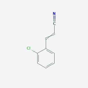 molecular formula C9H6ClN B11961289 3-(2-Chlorophenyl)prop-2-enenitrile CAS No. 51219-99-9