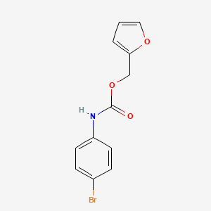 molecular formula C12H10BrNO3 B11961305 Furan-2-ylmethyl (4-bromophenyl)carbamate CAS No. 25203-41-2