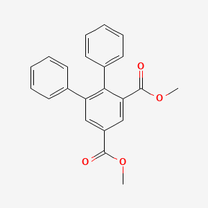 molecular formula C22H18O4 B11961344 (1,1',2',1'')Terphenyl-3',5'-dicarboxylic acid dimethyl ester CAS No. 21991-01-5
