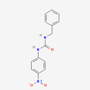 molecular formula C14H13N3O3 B11961357 N-benzyl-N'-(4-nitrophenyl)urea CAS No. 13141-87-2