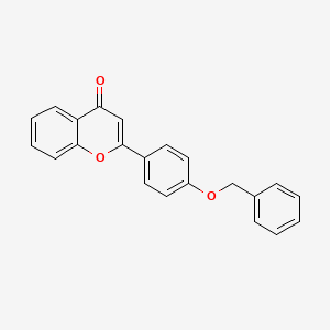 molecular formula C22H16O3 B11961364 2-(4-Benzyloxyphenyl)chromone CAS No. 95161-87-8