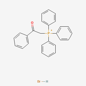 molecular formula C26H23BrOP+ B11961416 phenacyl(triphenyl)phosphanium;hydrobromide 