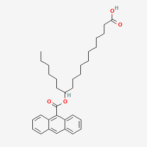 molecular formula C33H44O4 B1196146 12-(9-Anthroyloxy)stearic acid CAS No. 30536-60-8