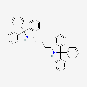 molecular formula C43H42N2 B11961467 N,N'-Bis-trityl-pentane-1,5-diamine 