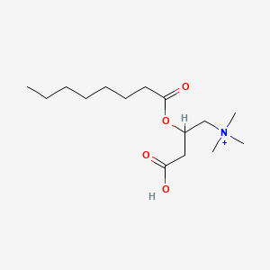 (3-Carboxy-2-octanoyloxypropyl)-trimethylazanium