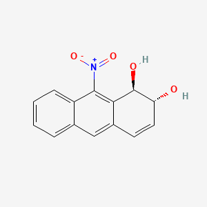 1,2-Dihydroxy-9-nitro-1,2-dihydroanthracene