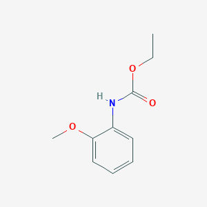 molecular formula C10H13NO3 B11961571 Carbamic acid, 2-methoxyphenyl, ethyl ester CAS No. 35601-91-3