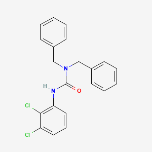 molecular formula C21H18Cl2N2O B11961609 N,N-Dibenzyl-N'-(2,3-dichlorophenyl)urea CAS No. 86764-47-8
