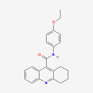 molecular formula C22H22N2O2 B11961628 N-(4-ethoxyphenyl)-1,2,3,4-tetrahydro-9-acridinecarboxamide CAS No. 332108-91-5