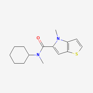 N-cyclohexyl-N,4-dimethyl-5-thieno[3,2-b]pyrrolecarboxamide