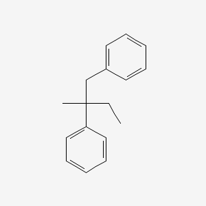 molecular formula C17H20 B11961673 Benzene, 1,1'-(1-ethyl-1-methyl-1,2-ethanediyl)bis- CAS No. 26613-38-7