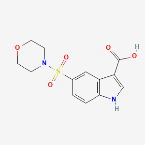 5-(4-Morpholinylsulfonyl)-1H-indole-3-carboxylic acid