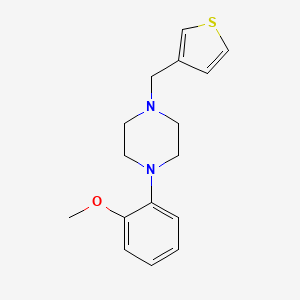 molecular formula C16H20N2OS B1196174 1-(2-Methoxyphenyl)-4-(3-thiophenylmethyl)piperazine 