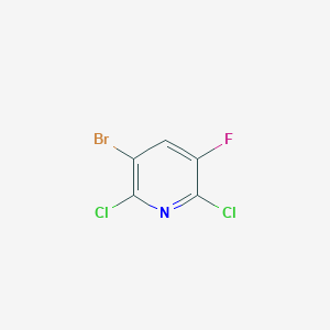 molecular formula C5HBrCl2FN B119618 3-Bromo-2,6-dichloro-5-fluoropyridine CAS No. 152840-66-9
