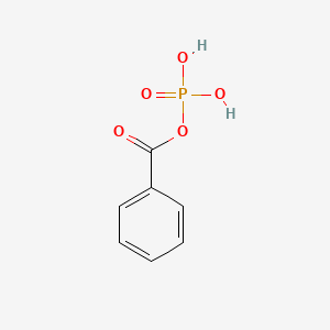 molecular formula C7H7O5P B1196180 Benzoyl phosphate CAS No. 6659-26-3
