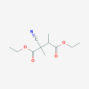 molecular formula C11H17NO4 B11961872 Diethyl 2-cyano-2,3-dimethylbutanedioate CAS No. 54677-60-0
