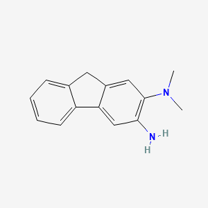 molecular formula C15H16N2 B11961896 3-Amino-2-dimethylaminofluorene CAS No. 108838-68-2