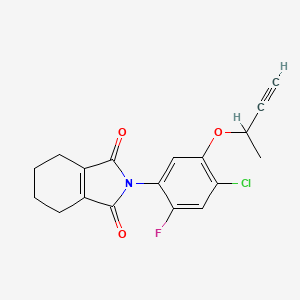 molecular formula C18H15ClFNO3 B1196195 Flumipropyn CAS No. 84478-52-4